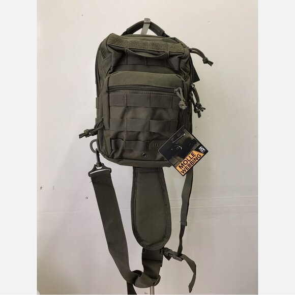 Highland Tactical Eagle Sling Bag Molle Web Adjustable Crossbody - Picture 3 of 5